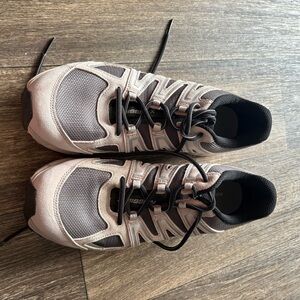 Gray and Black Athletic Shoes